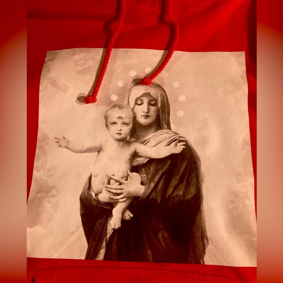 Hasta Muerte Red “Third Eye” Premium HW Hoodie size Large - Picture 6 of 6